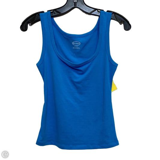 Top Sleeveless Basic By Scoop In Blue, Size: Xs