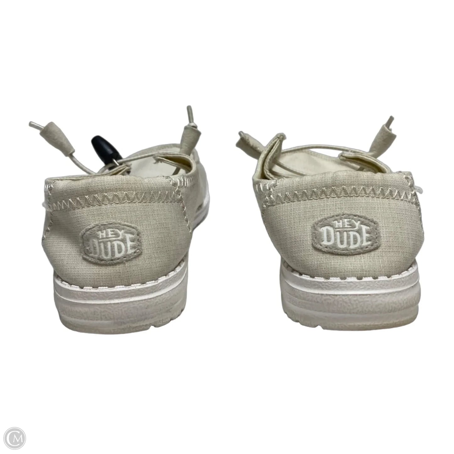 Shoes Flats By Hey Dude In Cream, Size: 7