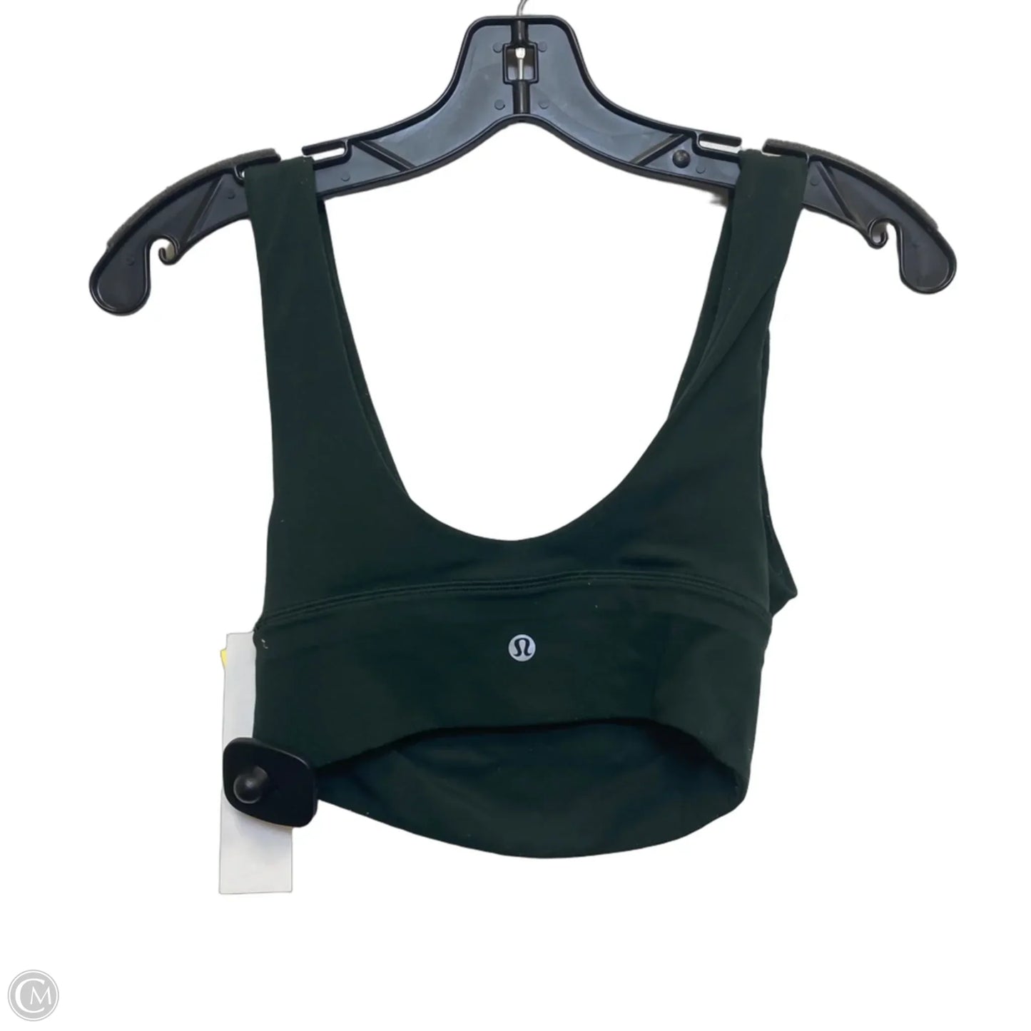 Athletic Bra Designer By Lululemon In Green, Size: Xs