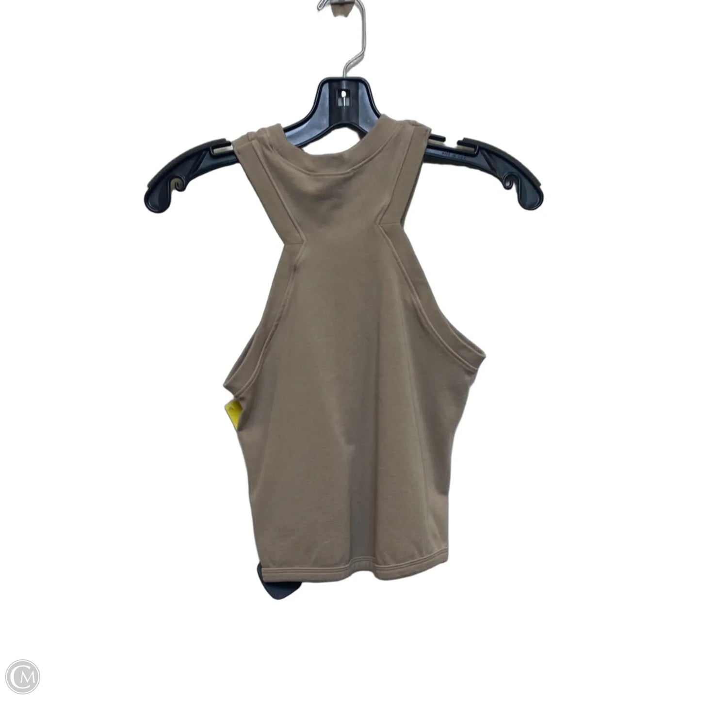 Top Sleeveless By Happily Grey In Tan, Size: M