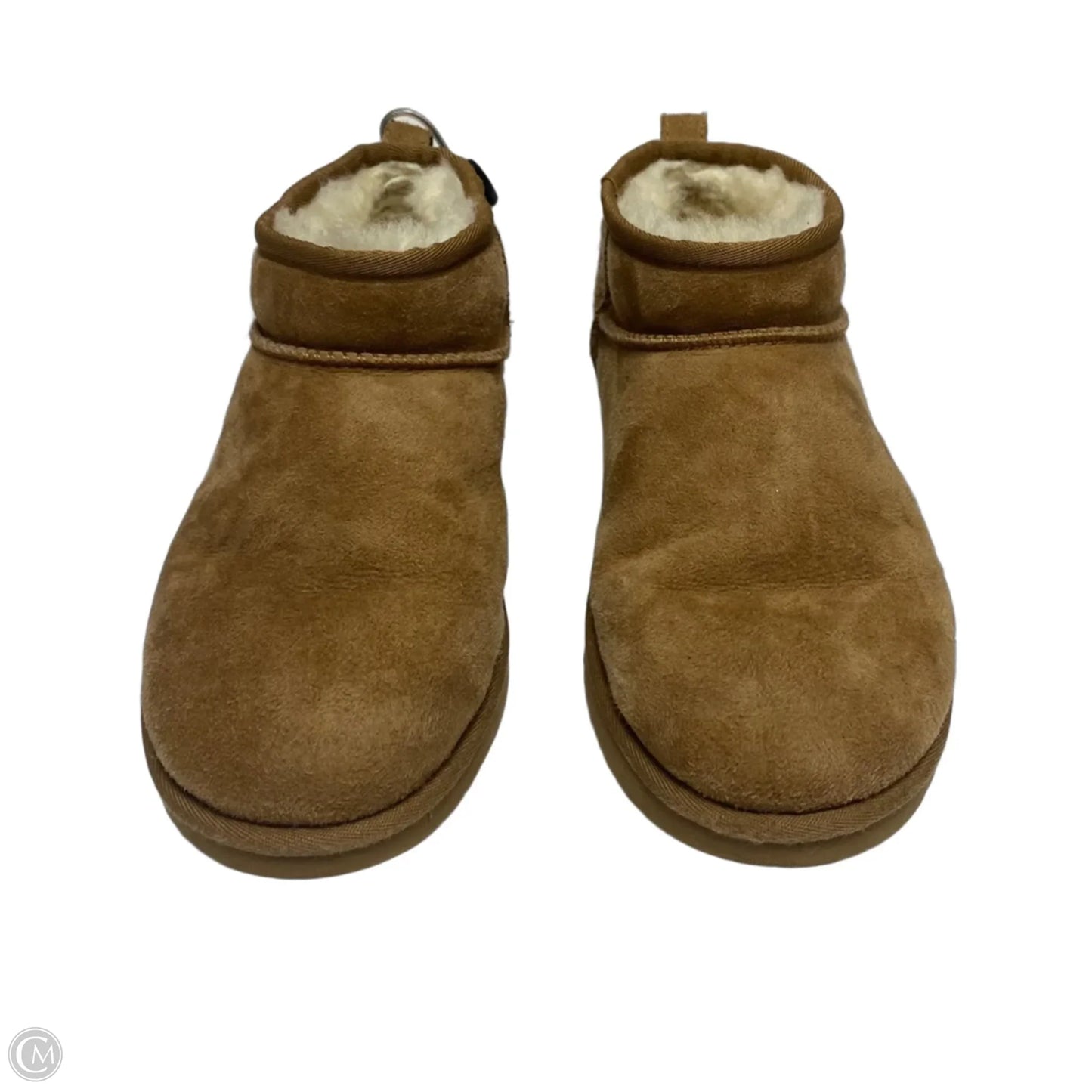 Boots Designer By Ugg In Brown, Size: 10