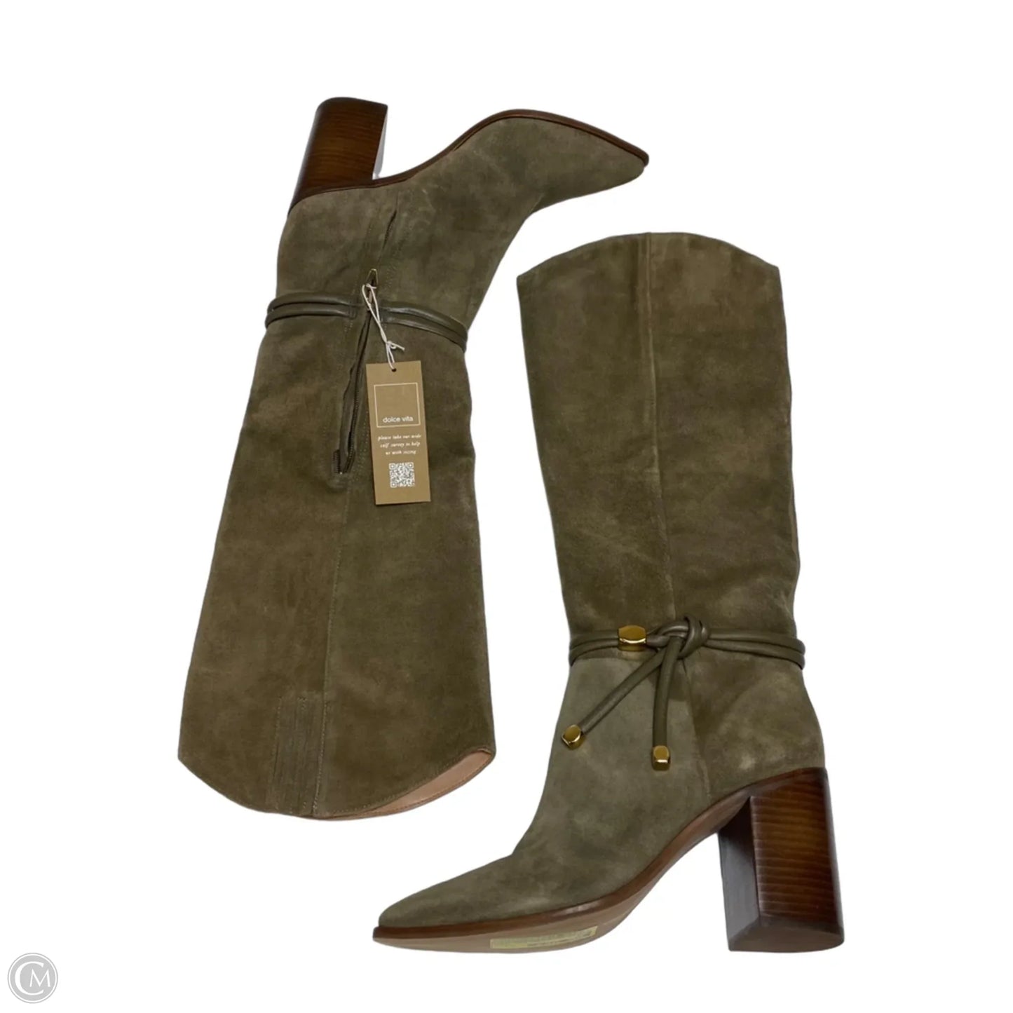 Boots Knee Heels By Dolce Vita In Brown, Size: 8.5