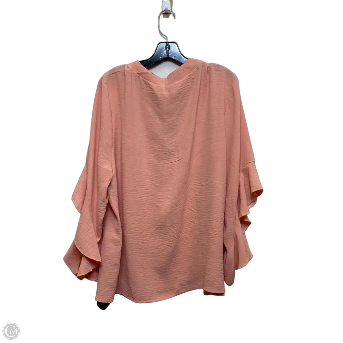 Top 3/4 Sleeve By Cmf In Pink, Size: 3x