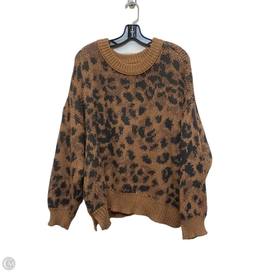 Sweater By Aerie In Animal Print, Size: Xl
