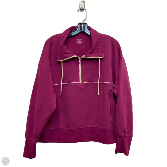 Athletic Sweatshirt Collar By Old Navy In Pink, Size: 2x