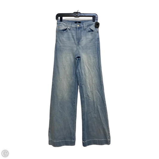 Jeans Designer By 7 For All Mankind In Blue Denim, Size: 4