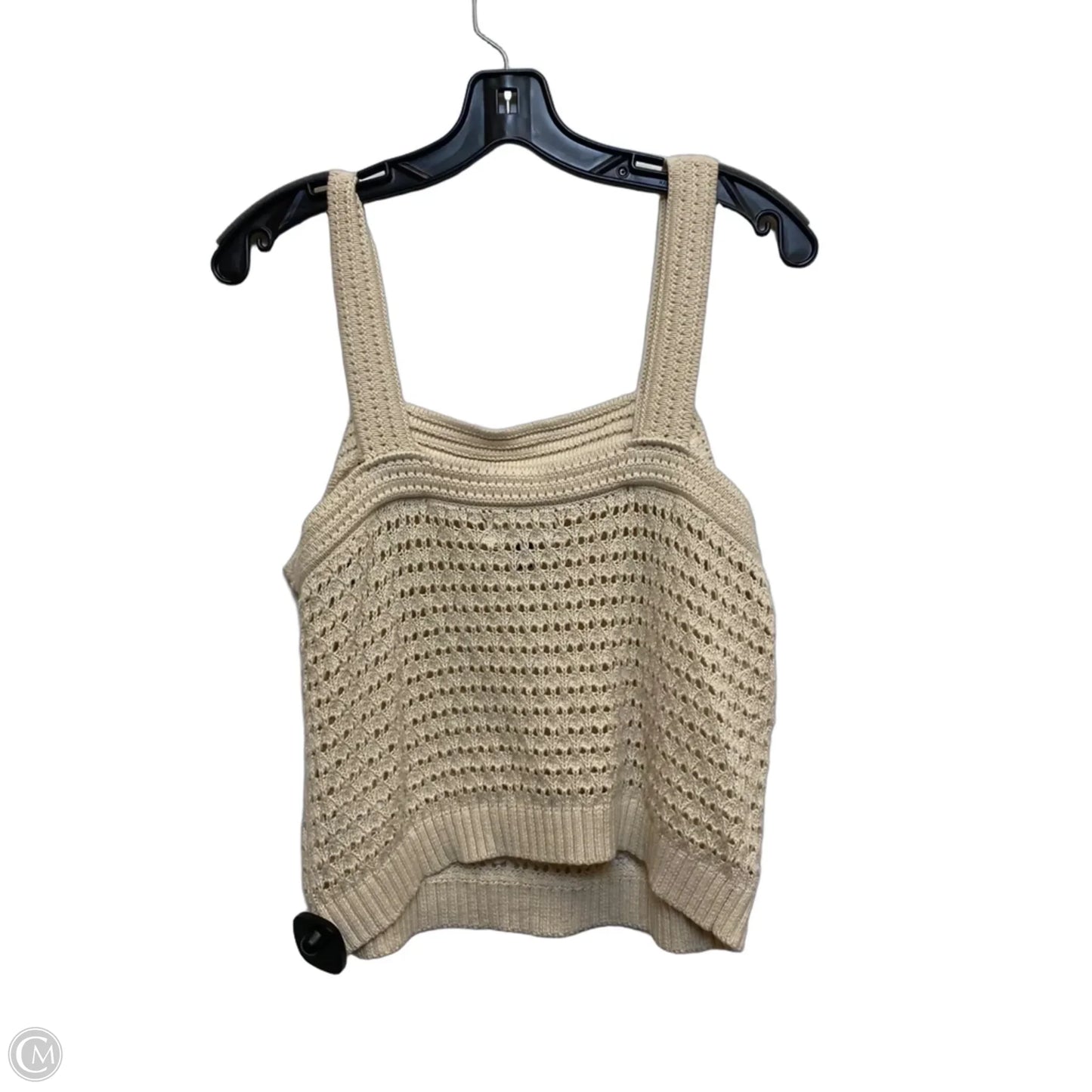 Top Sleeveless By Universal Thread In Cream, Size: M