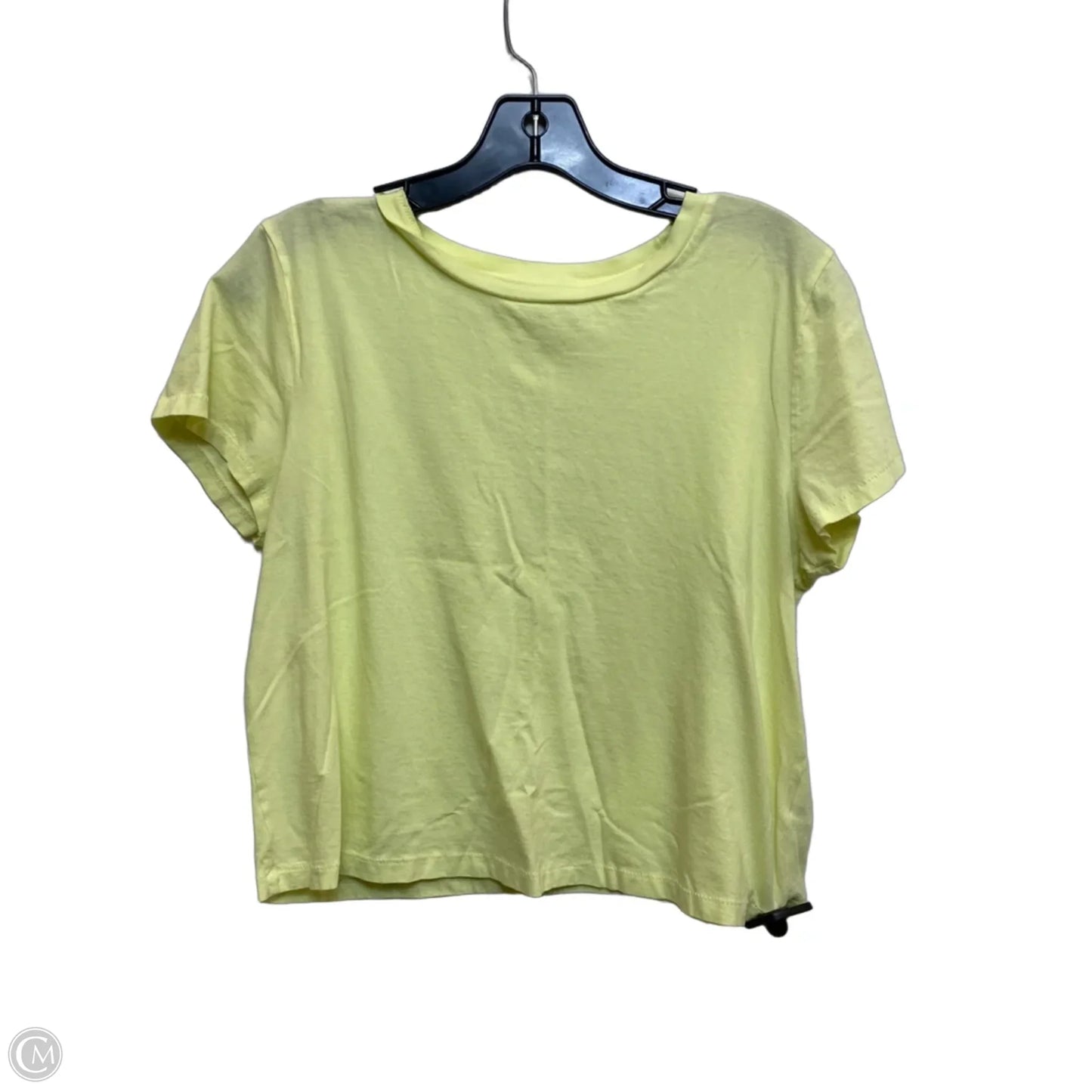 Top Short Sleeve By Universal Thread In Yellow, Size: L