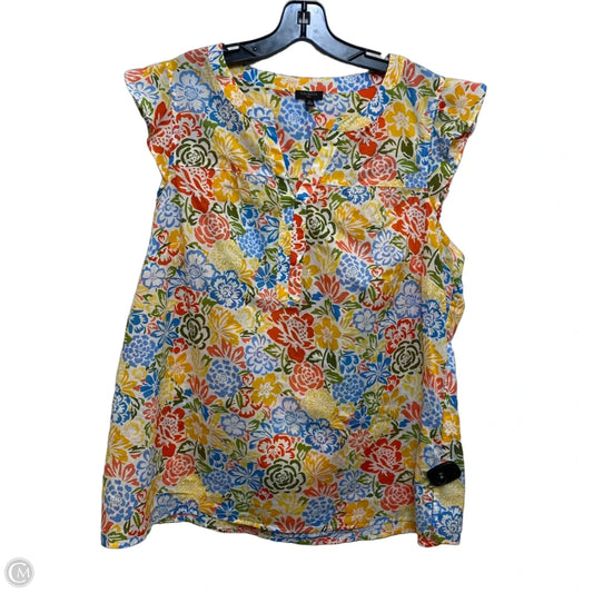 Top Sleeveless By Talbots In Multi-colored, Size: 1x