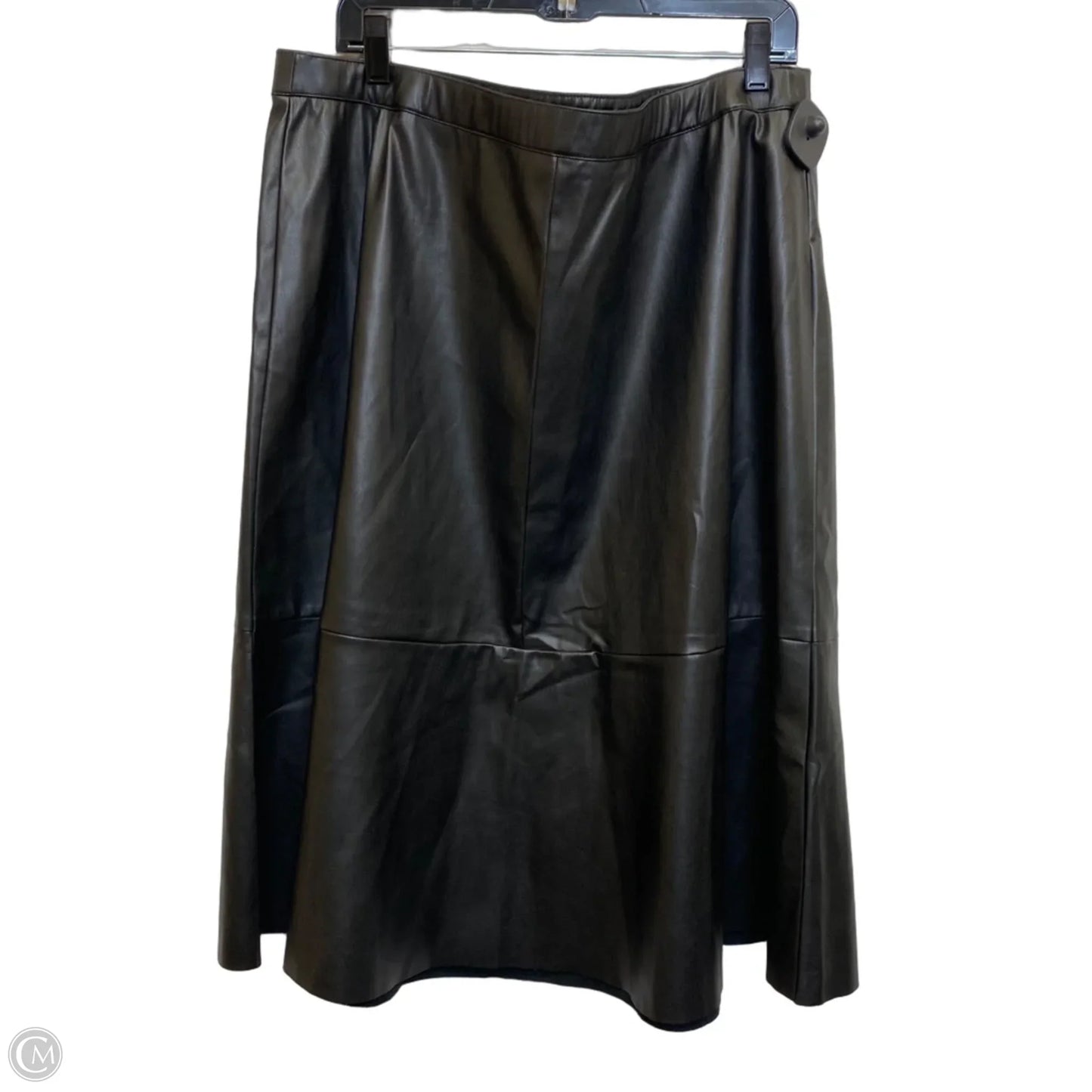 Skirt Midi By Cato In Black, Size: 1x