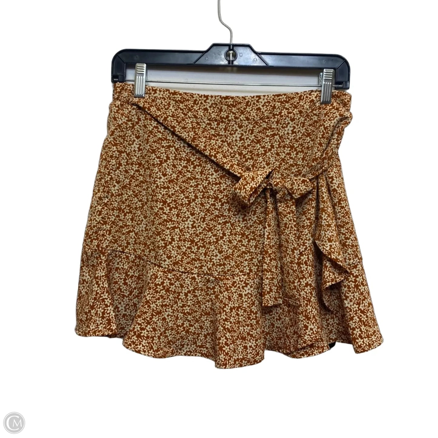 Skirt Mini & Short By Altard State In Brown & Cream, Size: M
