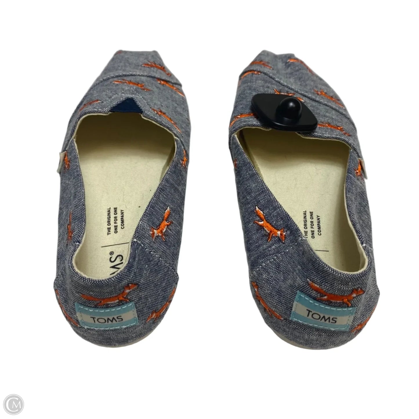 Shoes Sneakers By Toms In Blue & Orange, Size: 7.5
