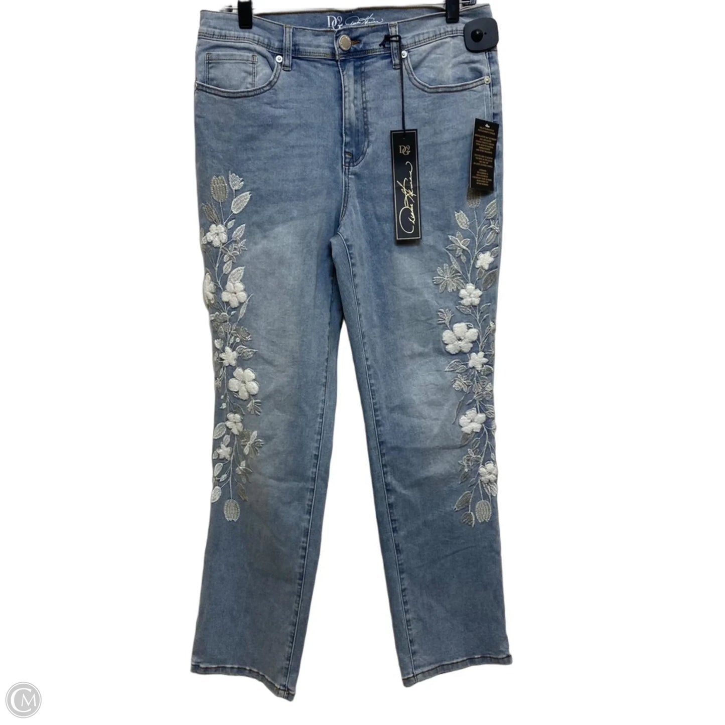 Jeans Straight By Dg2 In Blue Denim, Size: 10
