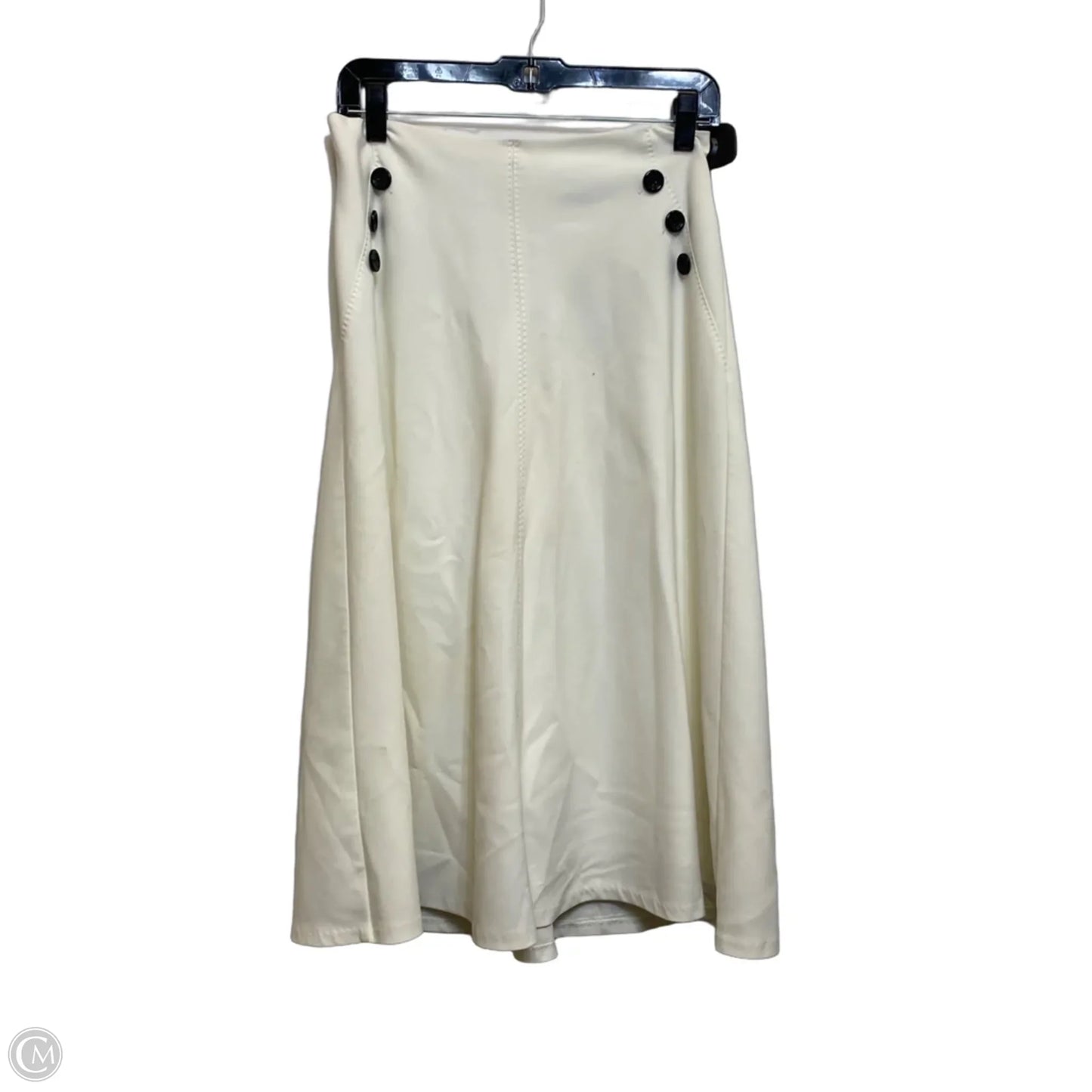 Skirt Midi By White House Black Market In White, Size: S