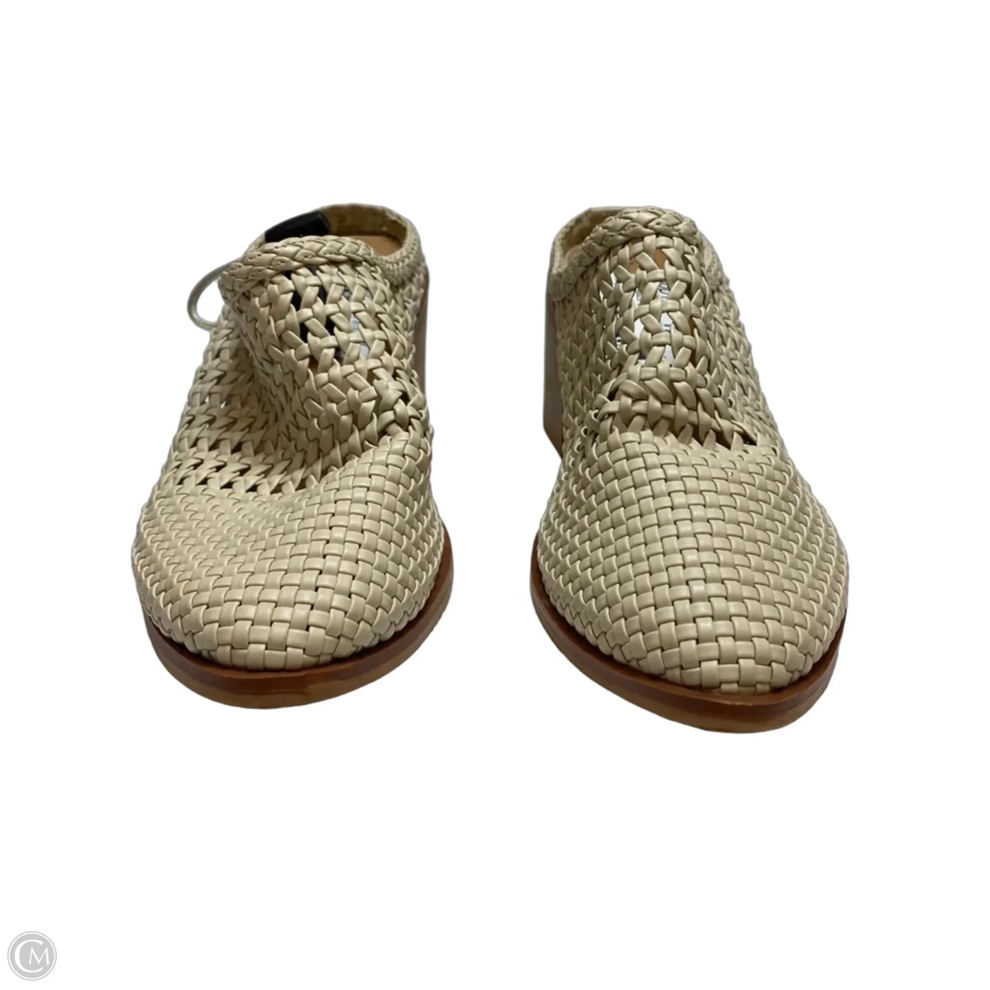 Shoes Heels Block By Time And Tru In Cream, Size: 7.5