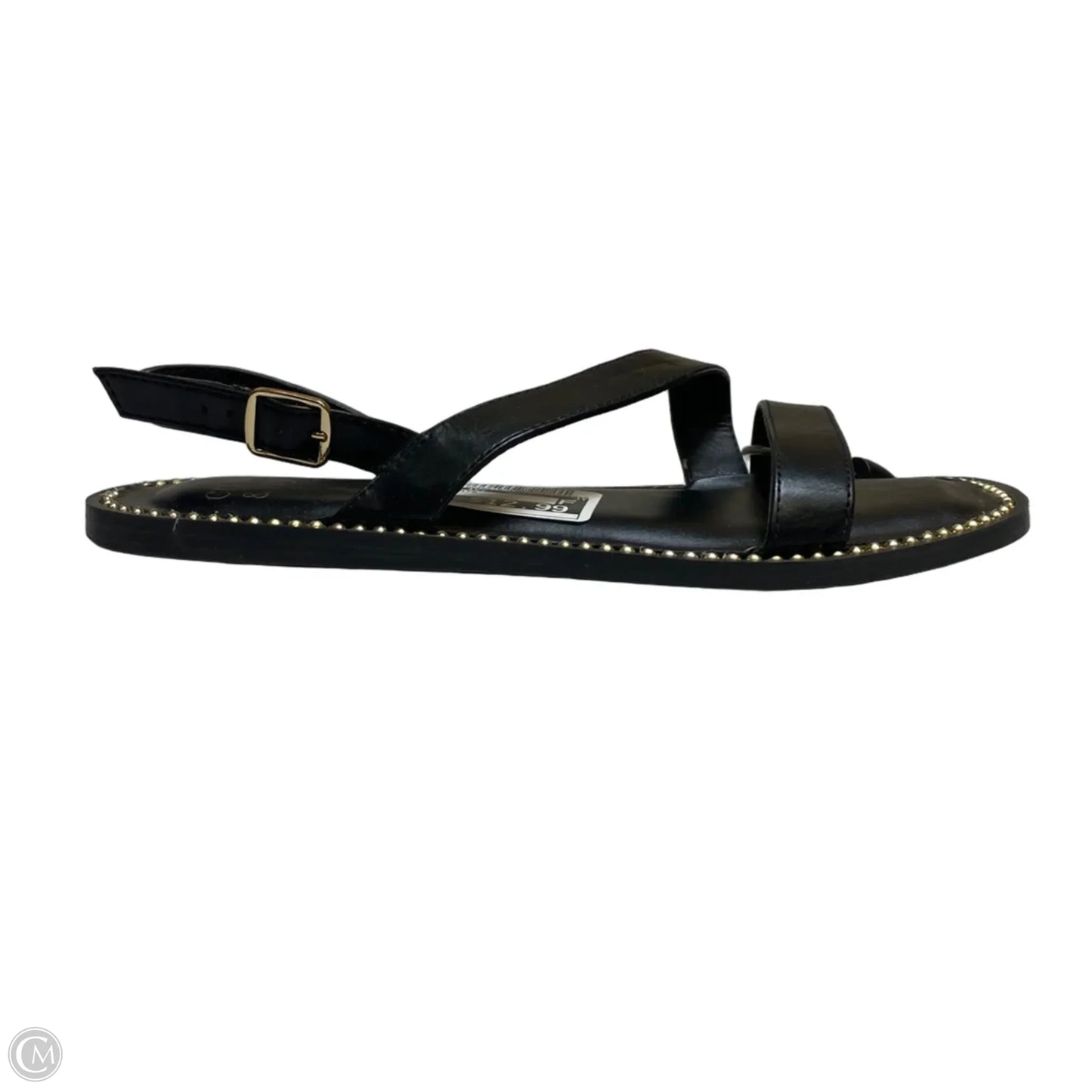Sandals Flats By Crown And Ivy In Black, Size: 7.5