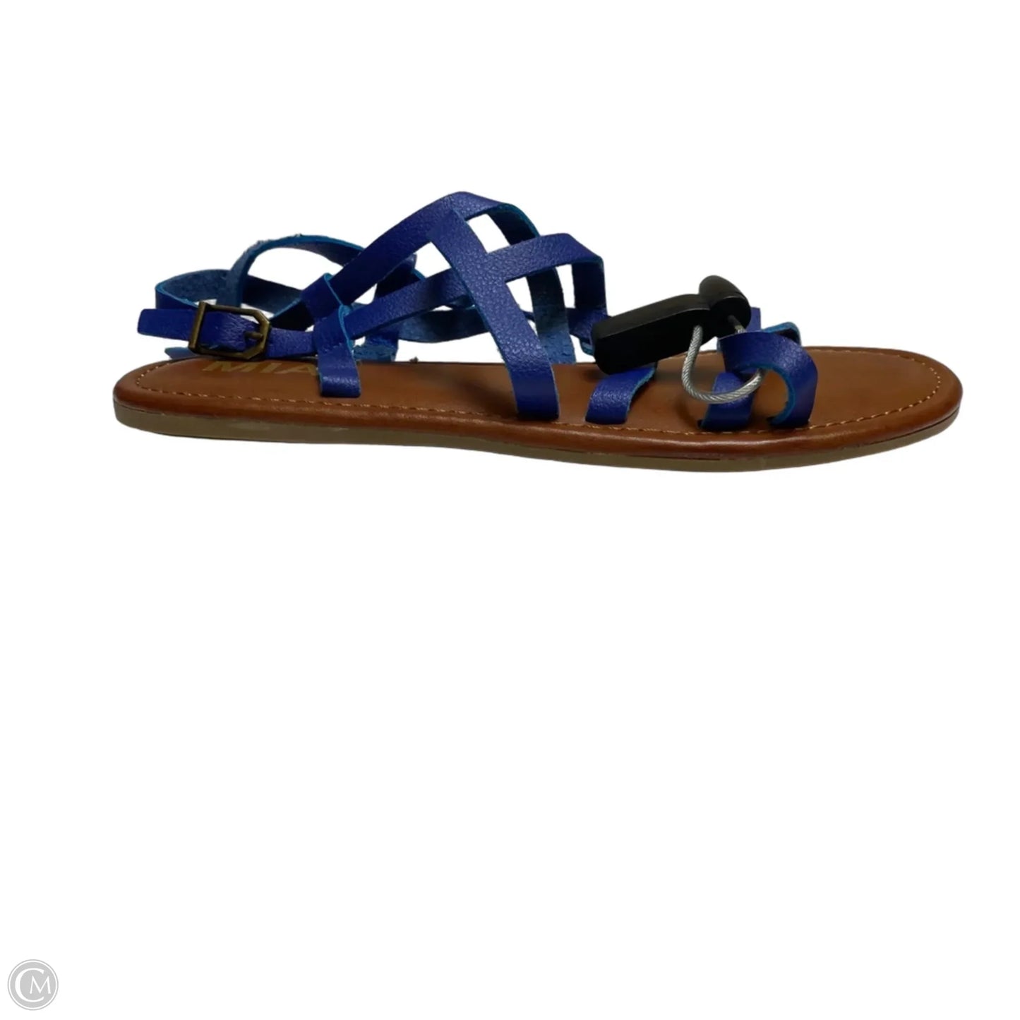 Sandals Flats By Mia In Blue, Size: 7.5