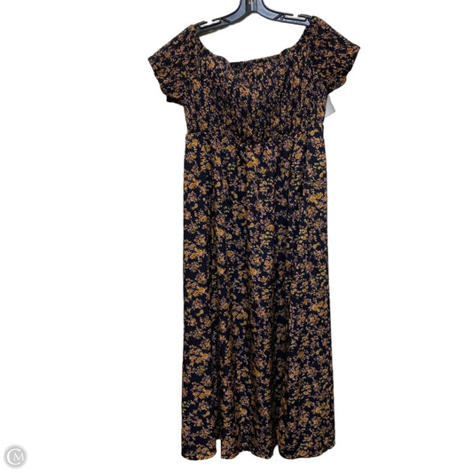 Dress Casual Maxi By Shein In Blue & Brown, Size: 2x