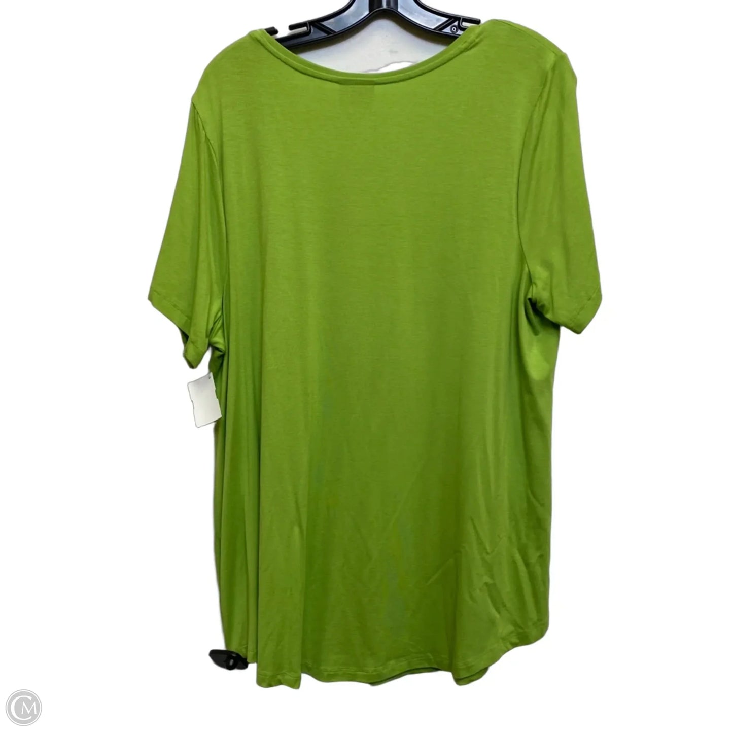 Top Short Sleeve By Jm Collections In Green, Size: 1x