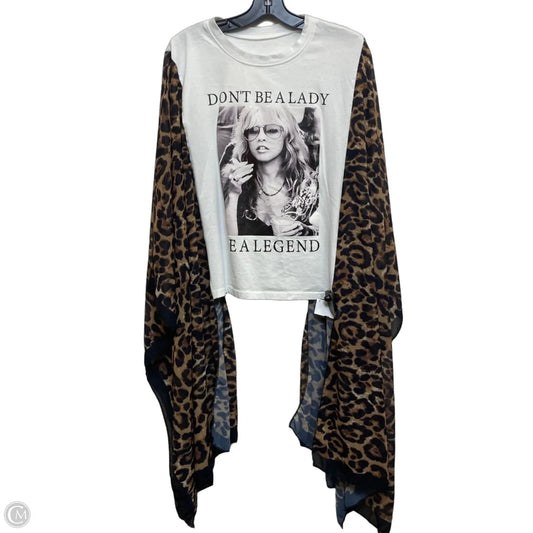 Top 3/4 Sleeve By Clothes Mentor In Animal Print, Size: Osfm