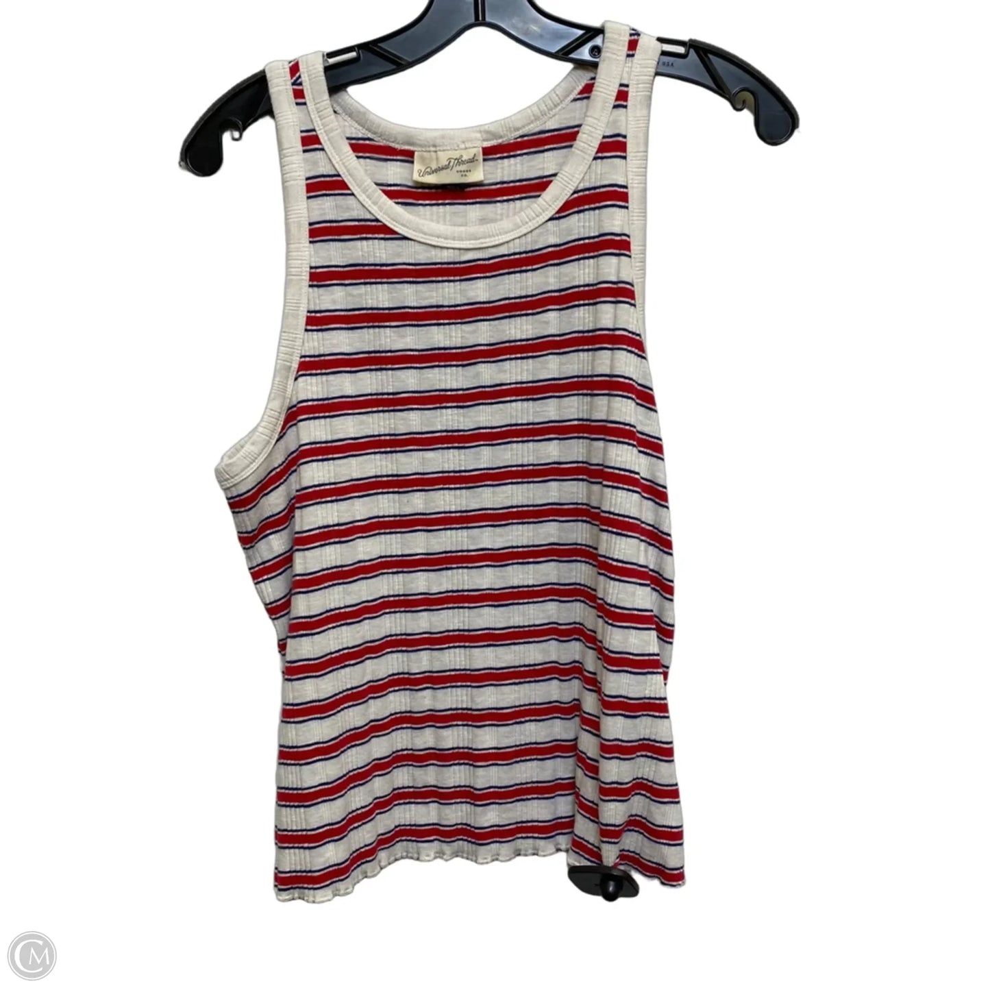 Top Sleeveless By Universal Thread In Red & White, Size: Xxl