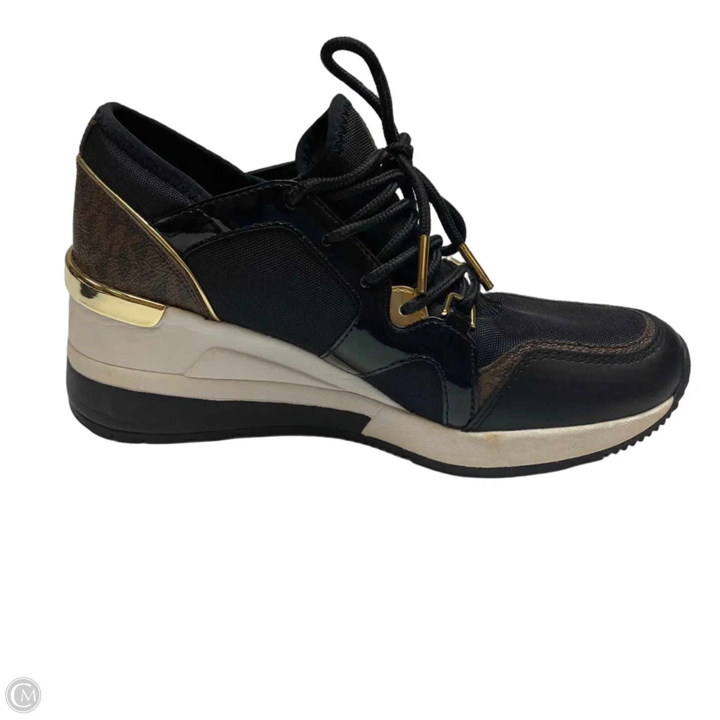 Shoes Sneakers By Michael By Michael Kors In Black & Brown, Size: 6