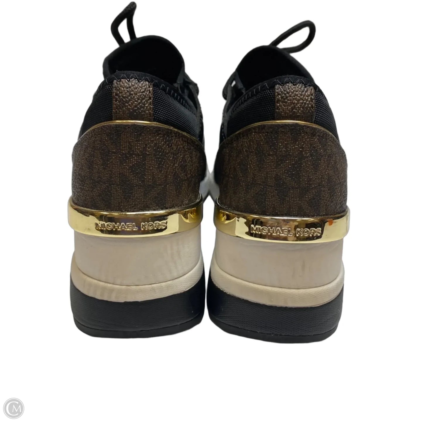 Shoes Sneakers By Michael By Michael Kors In Black & Brown, Size: 6