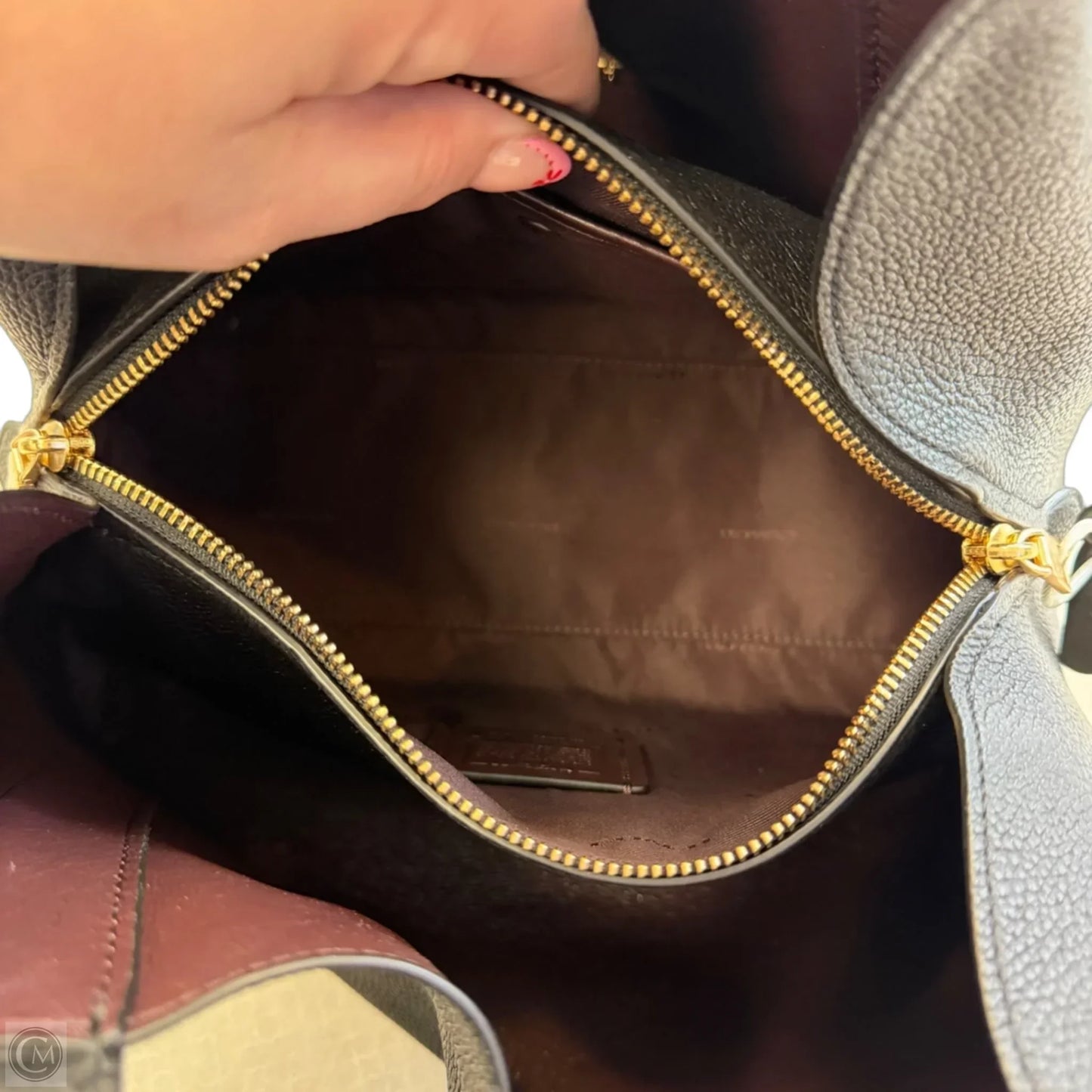Handbag Designer By Coach, Size: Large