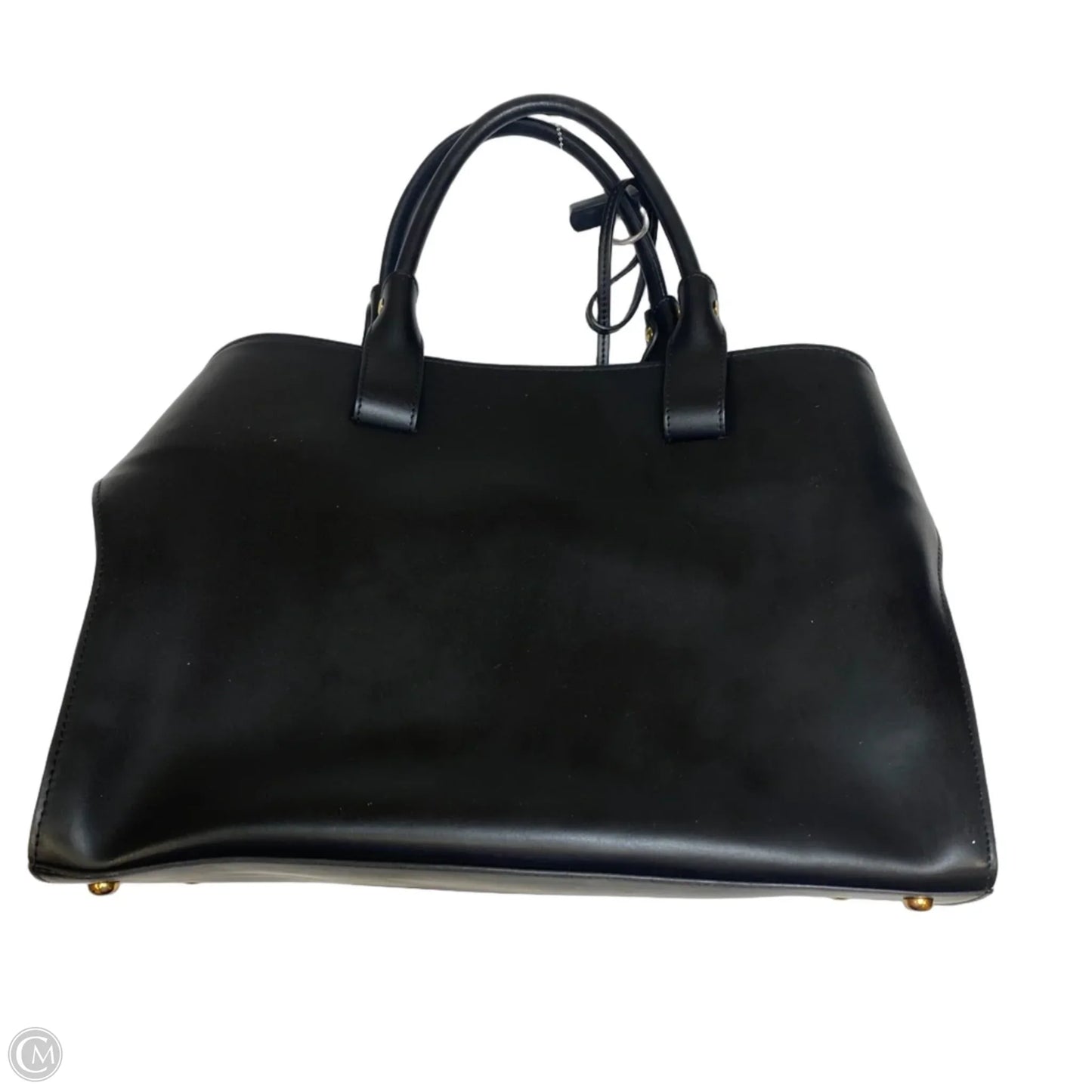 Handbag Leather By Vittoria Napoli, Size: Large