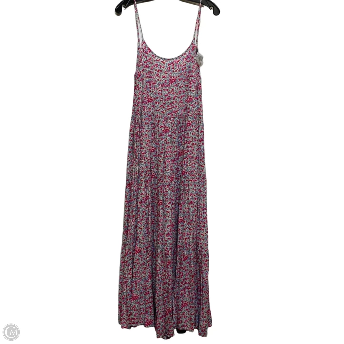 Dress Casual Maxi By Sans Souci In Blue & Pink, Size: M