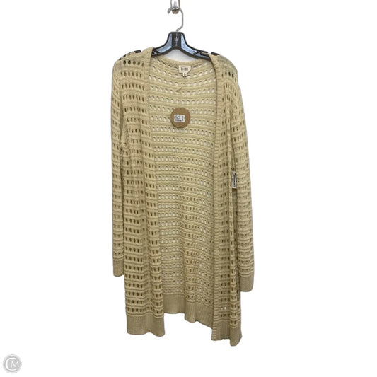 Cardigan By Bibi In Cream, Size: Xl