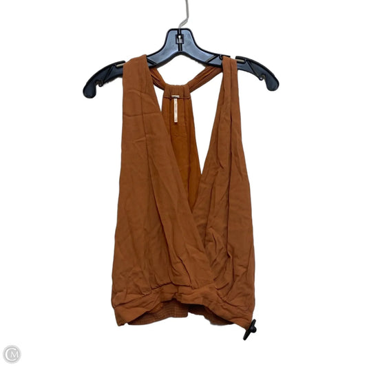 Top Sleeveless By Free People In Brown, Size: L