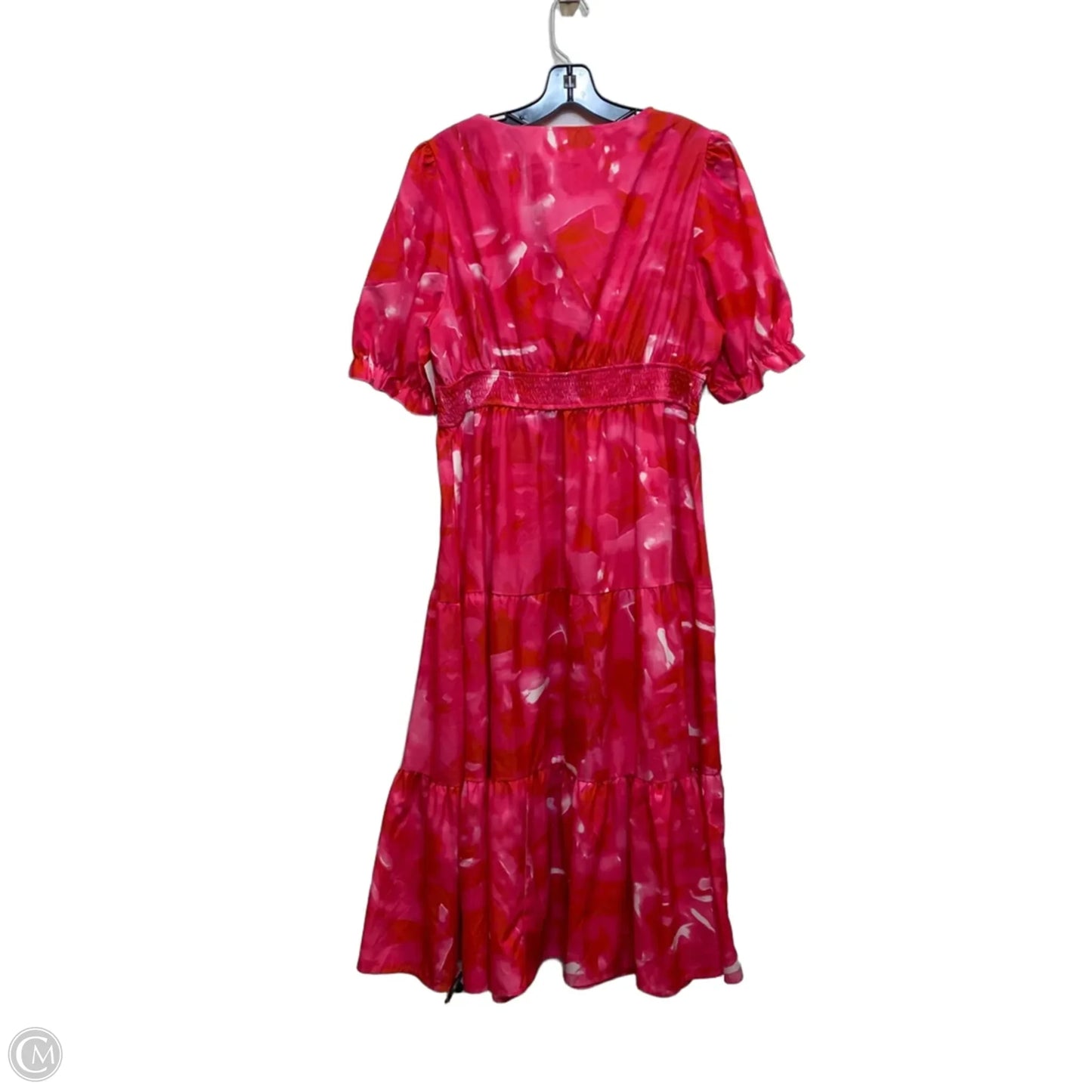 Dress Casual Maxi By Shein In Pink & Red, Size: 1x