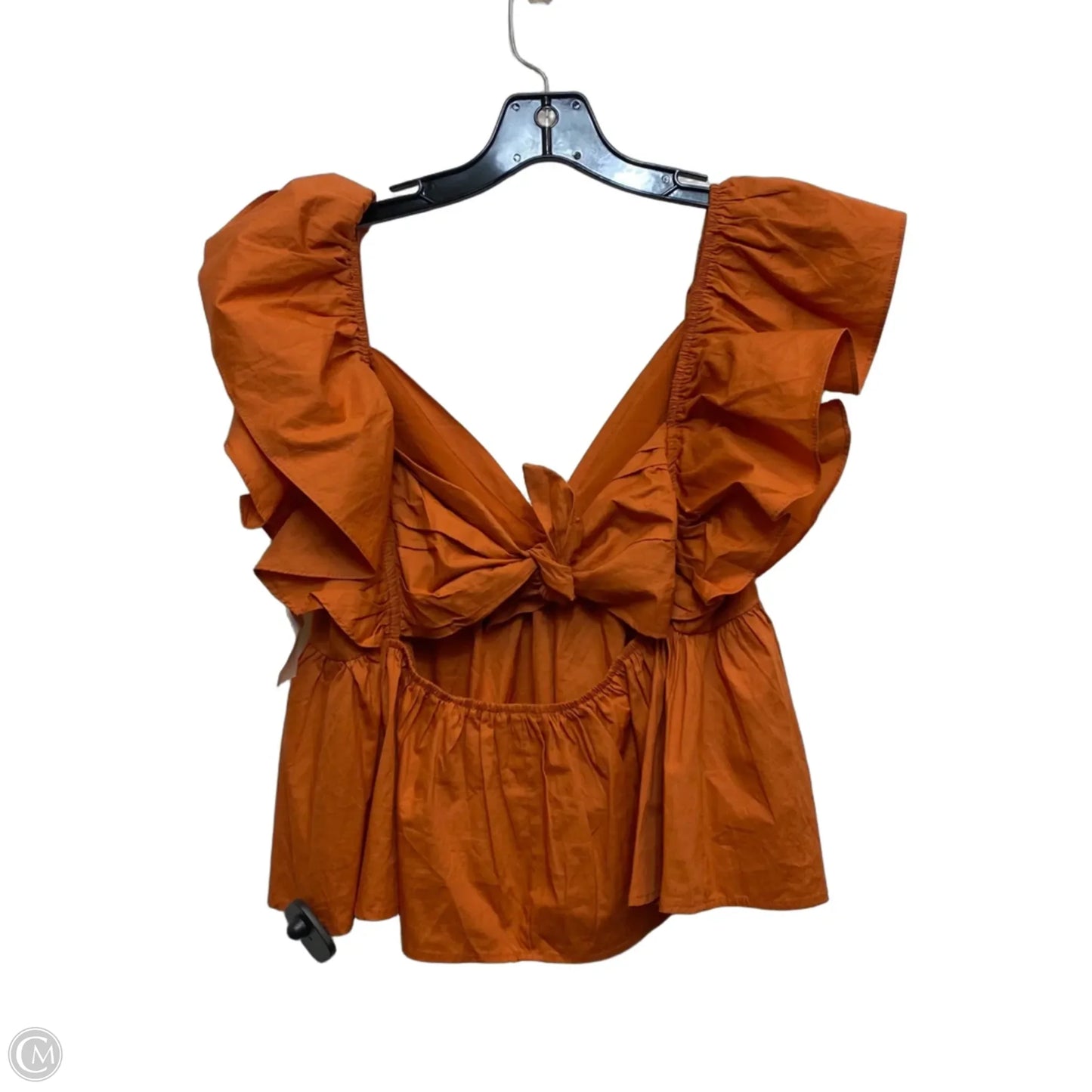 Top Sleeveless By Day + Moon In Orange, Size: M