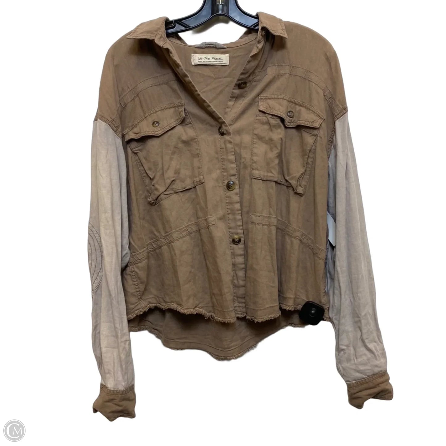 Top Long Sleeve By We The Free In Brown, Size: S