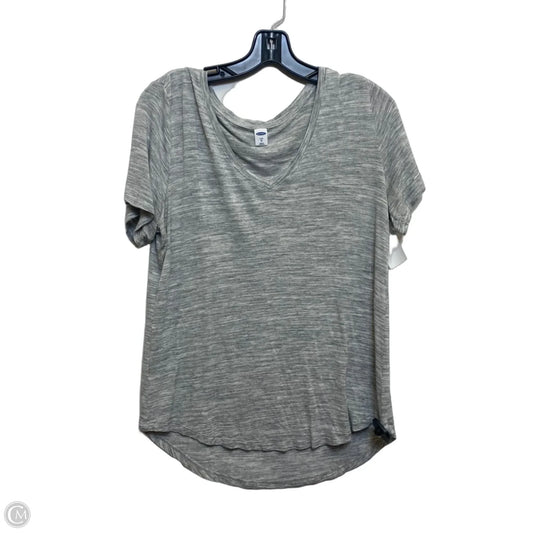 Top Short Sleeve Basic By Old Navy In Grey, Size: M