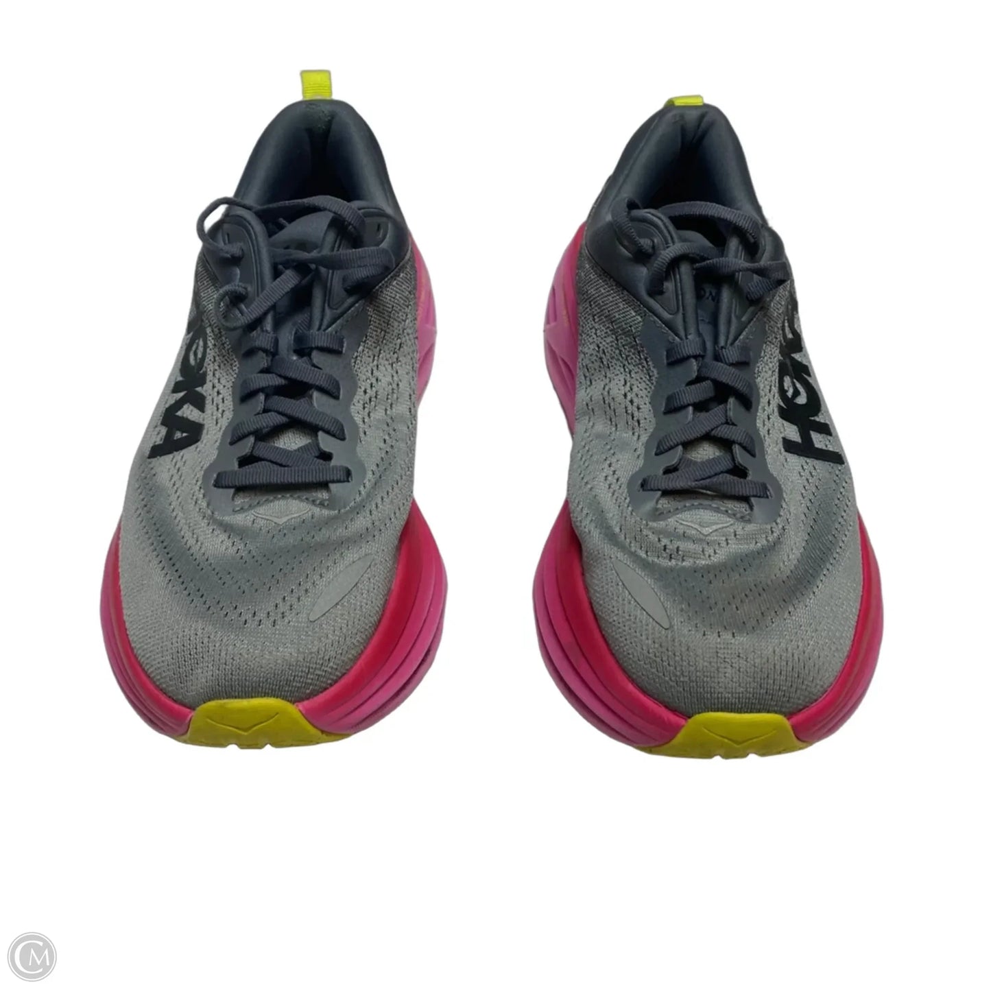 Shoes Athletic By Hoka In Grey & Pink, Size: 8