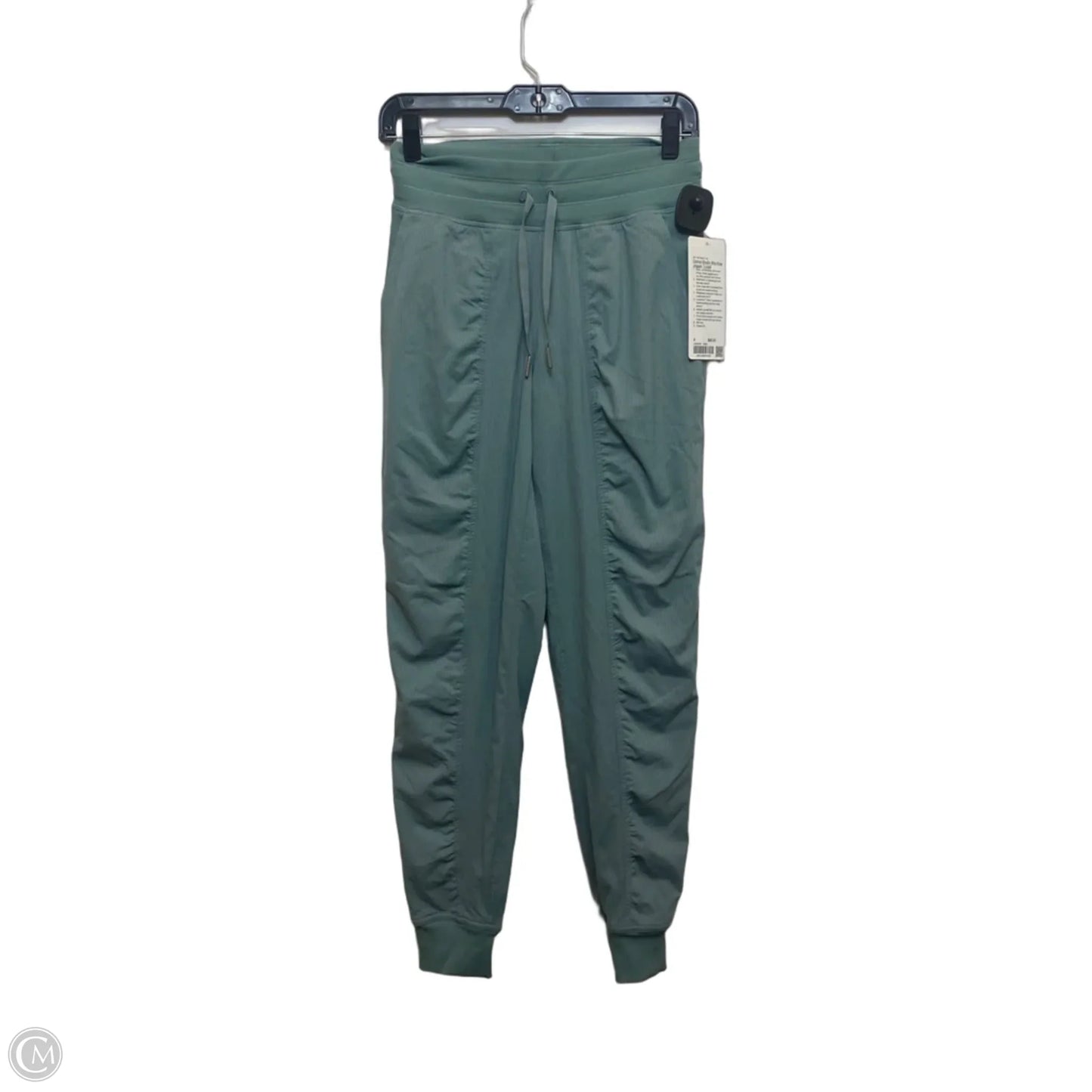 Athletic Pants Designer By Lululemon In Green, Size: 4