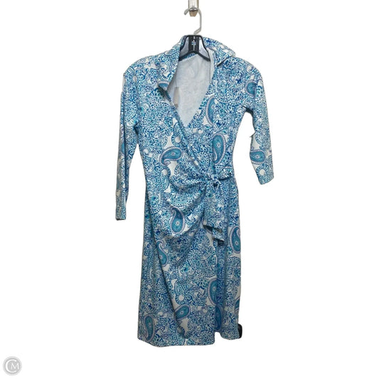 Dress Casual Short By Talbots In Blue & White, Size: Sp