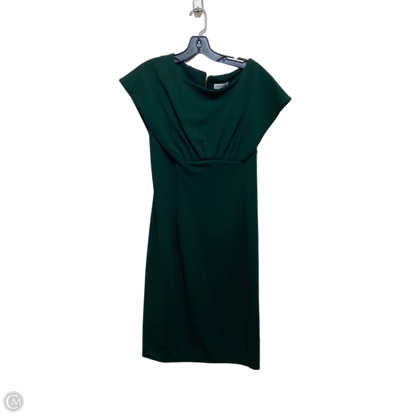Dress Casual Midi By Calvin Klein In Green, Size: S