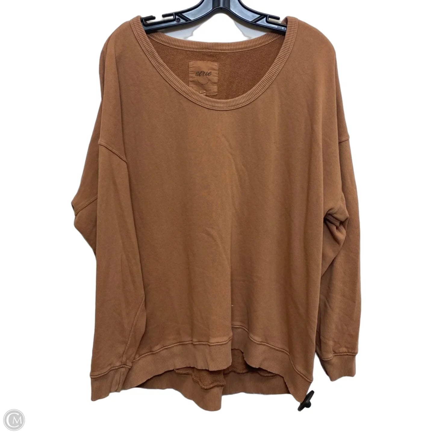 Sweatshirt Crewneck By Aerie In Brown, Size: M