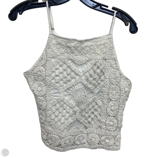 Top Sleeveless By Love On A Hanger In White, Size: L