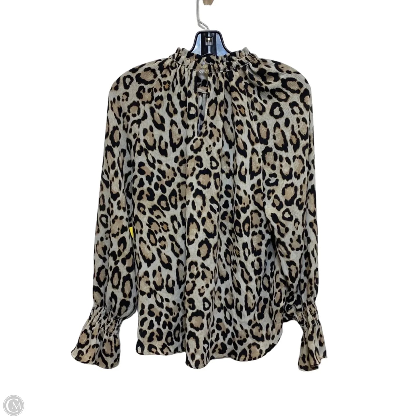 Top Long Sleeve By Loft In Animal Print, Size: M