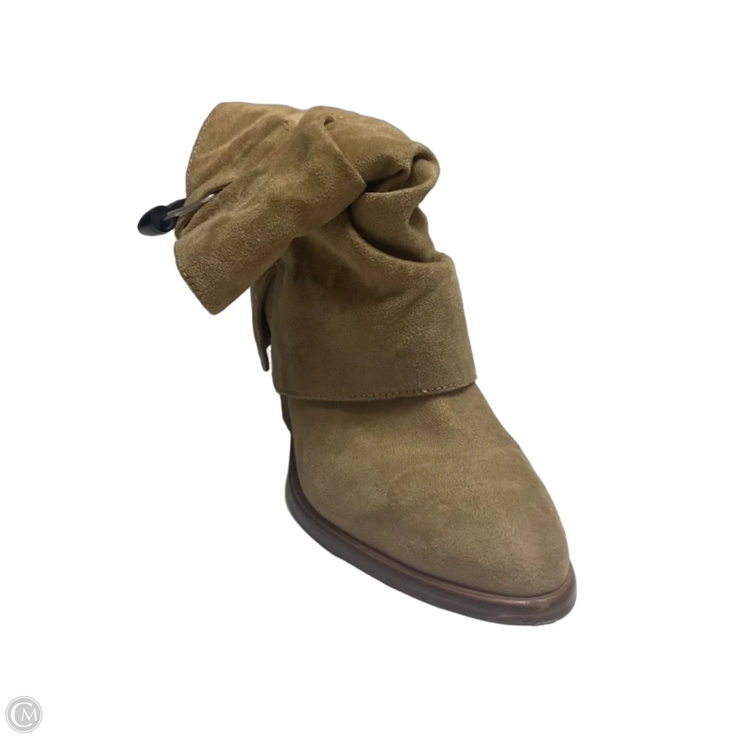 Boots Ankle Heels By Marc Fisher In Tan, Size: 7.5