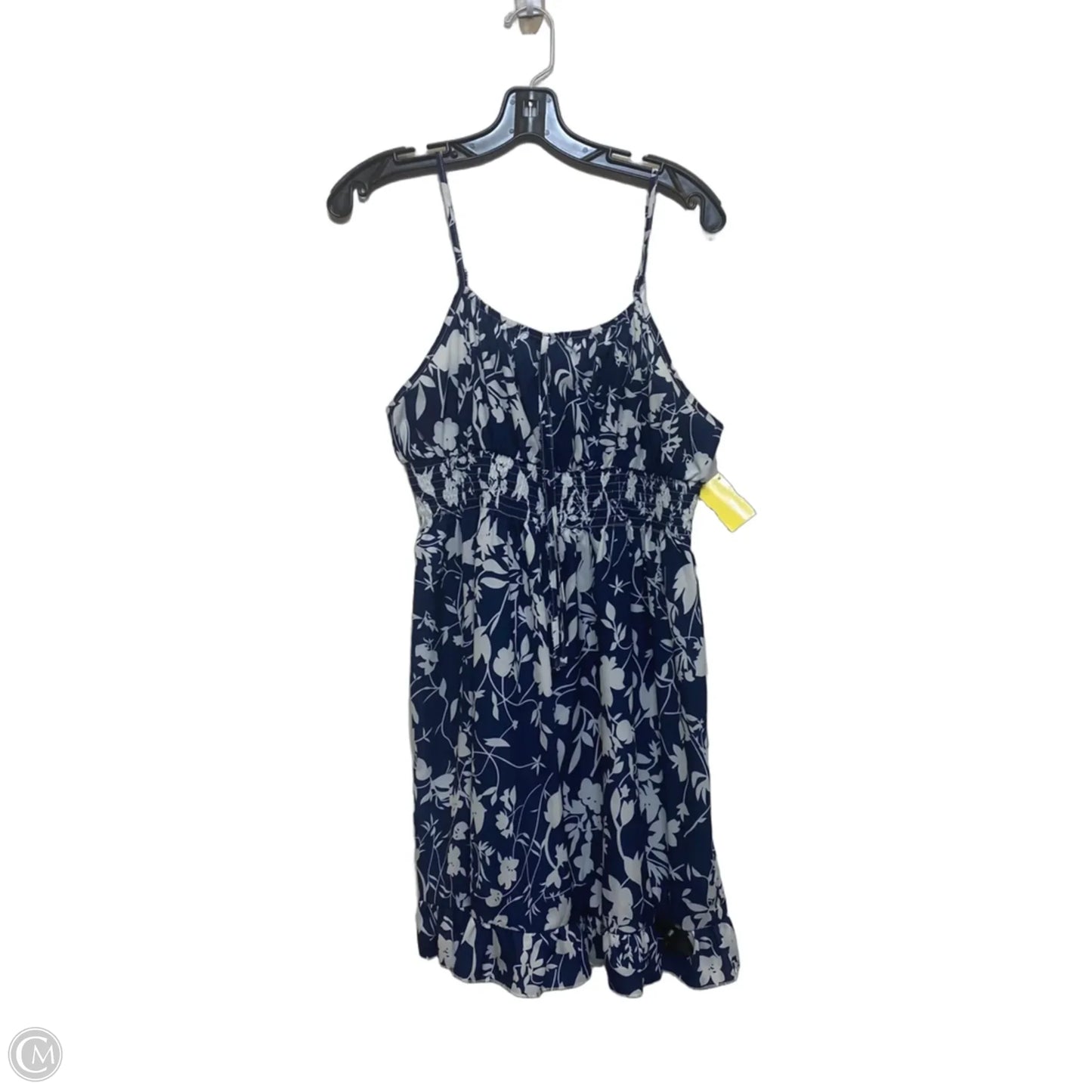 Dress Casual Short By Shein In Blue & White, Size: Xl
