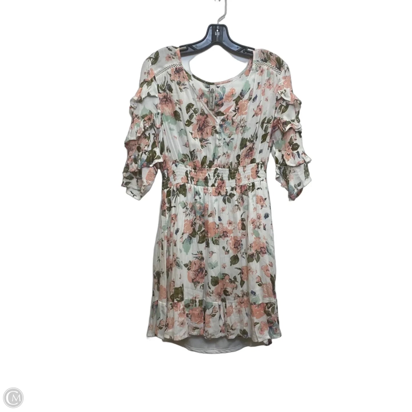 Dress Casual Short By America Rag In Pink & White, Size: M