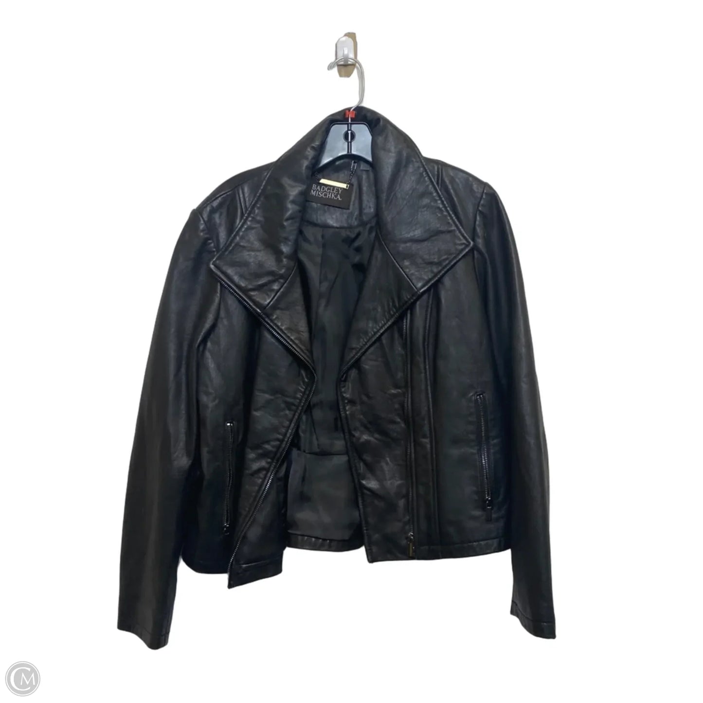 Jacket Designer By Badgley Mischka In Black, Size: L