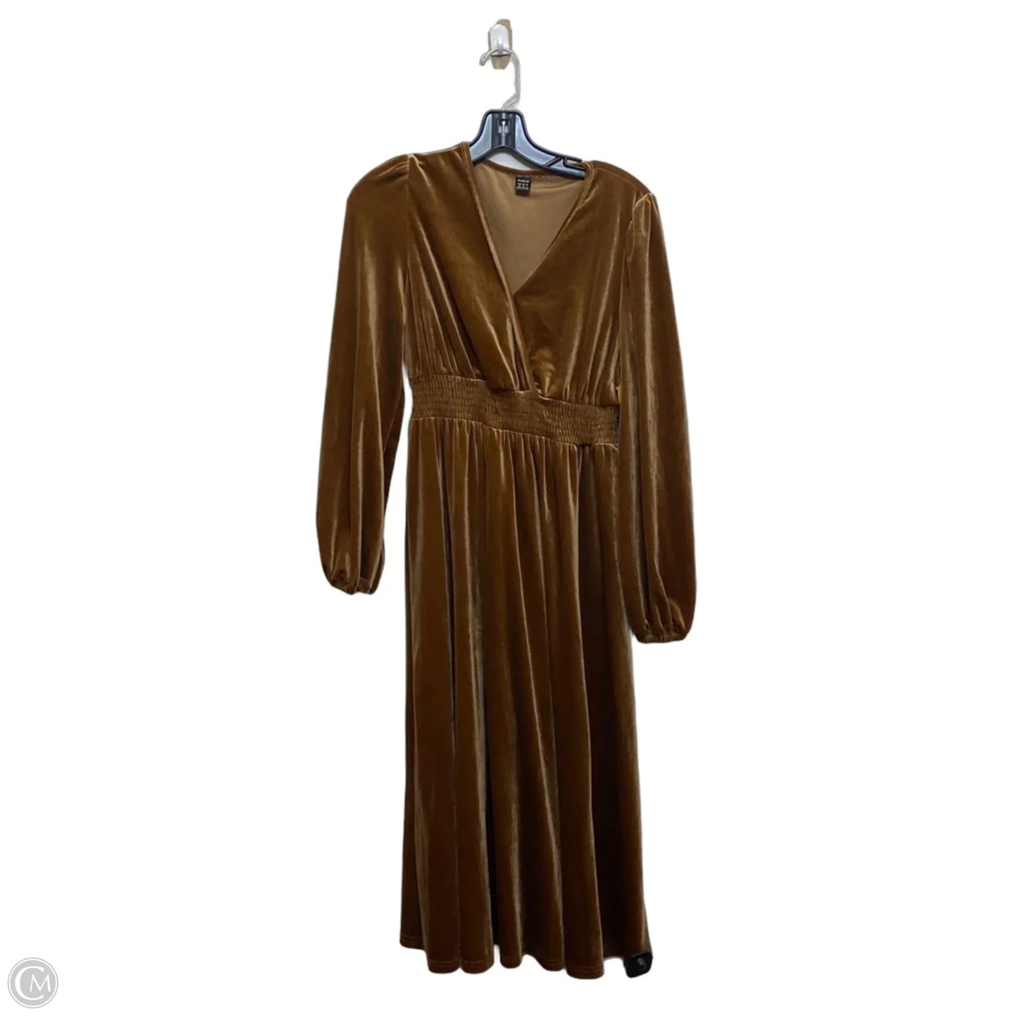 Dress Casual Midi By Shein In Brown, Size: Xs