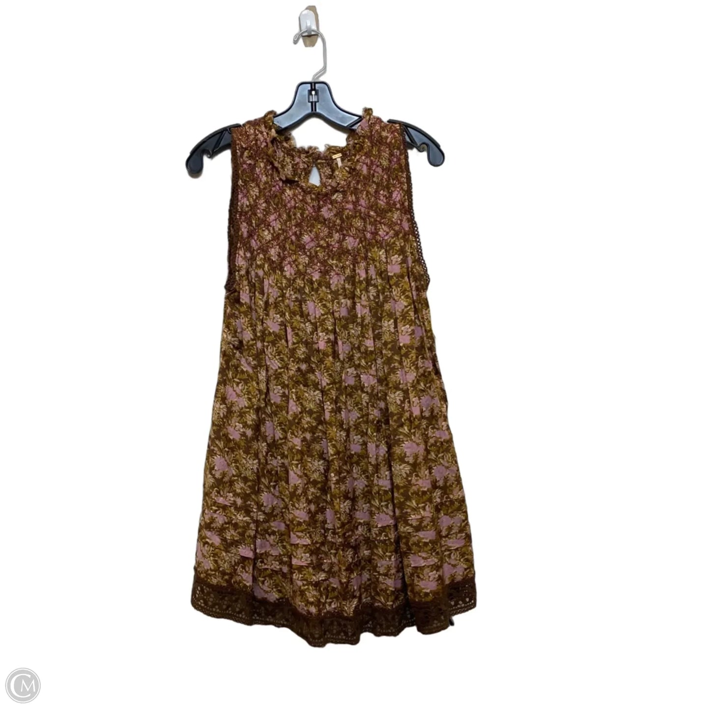 Dress Casual Short By Free People In Brown & Pink, Size: S