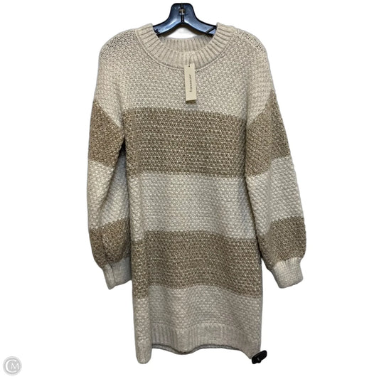 Dress Sweater By Francesca’s In Cream, Size: S